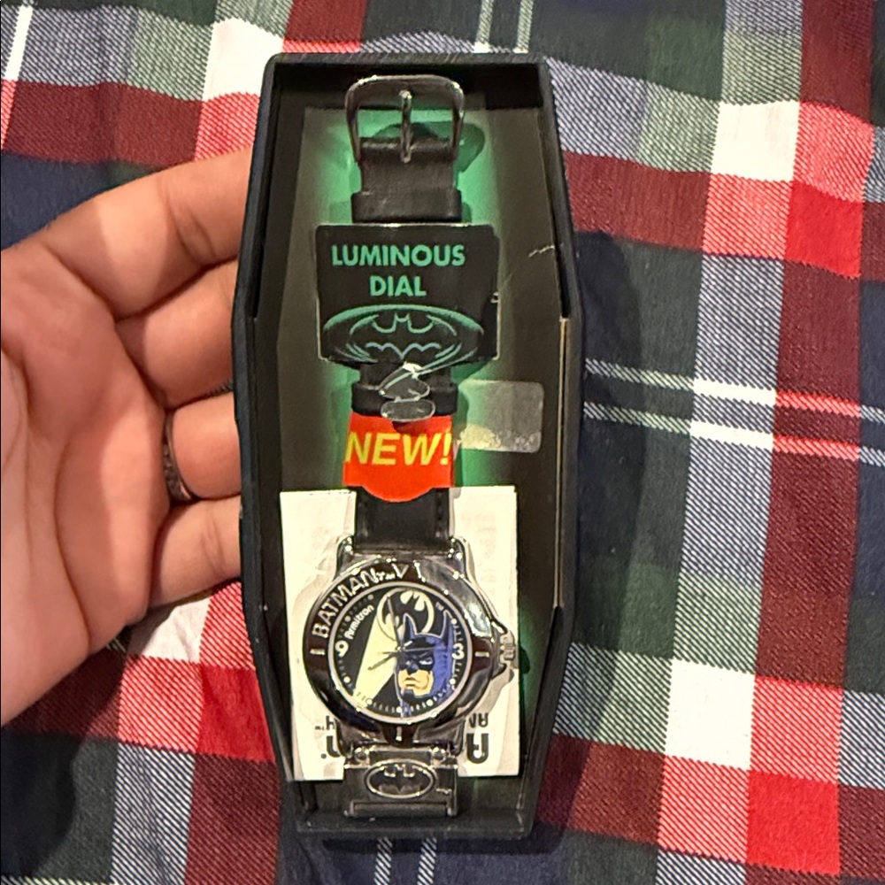 Vintage Armitron Batman Luminous Dial Watch